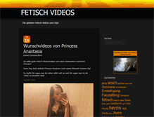 Tablet Screenshot of fetisch-videos.net